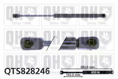QUINTON HAZELL qts828246 -  Газовая пружина, капот